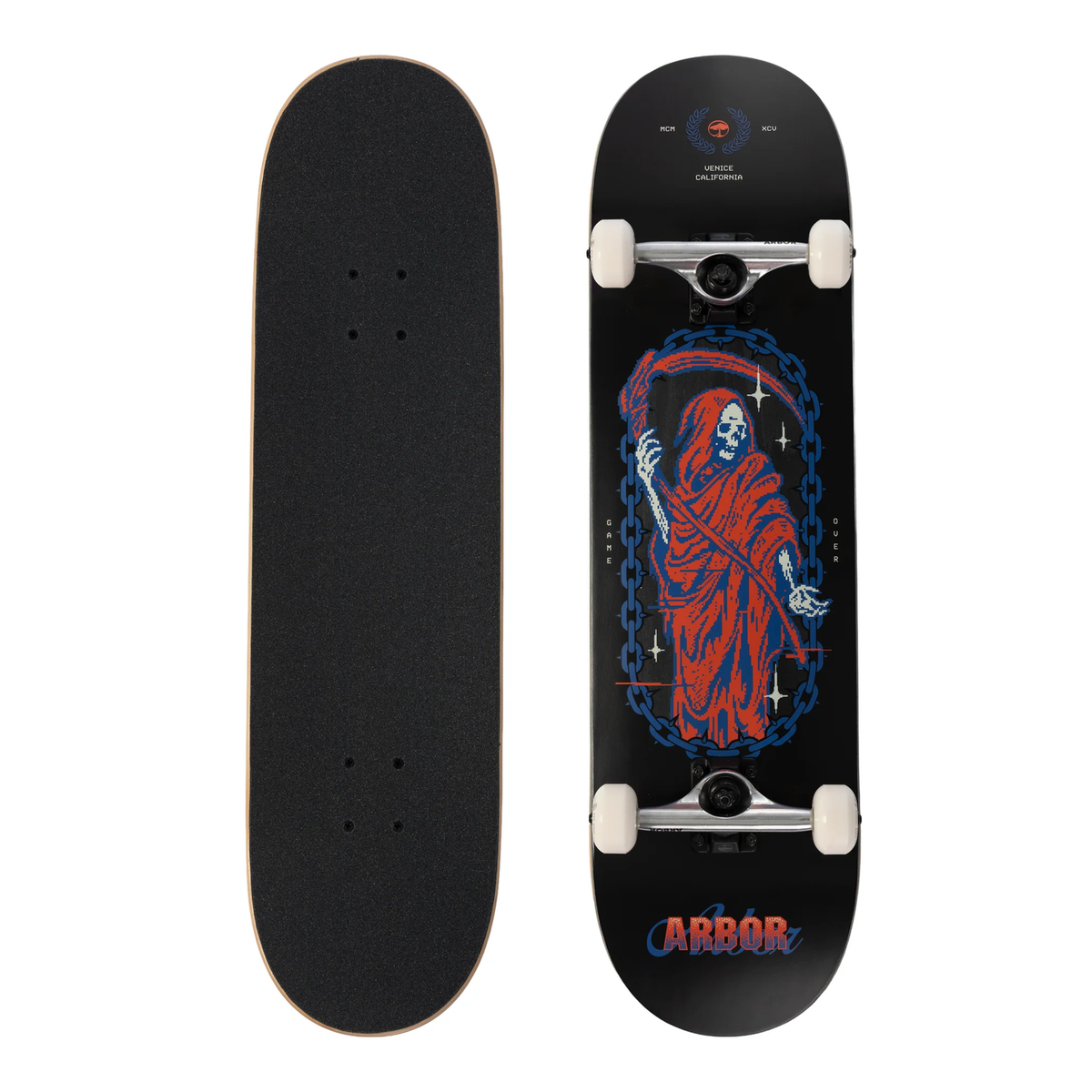 Arbor Street Complete Revert Reaper 8.5" Skateboard Complete