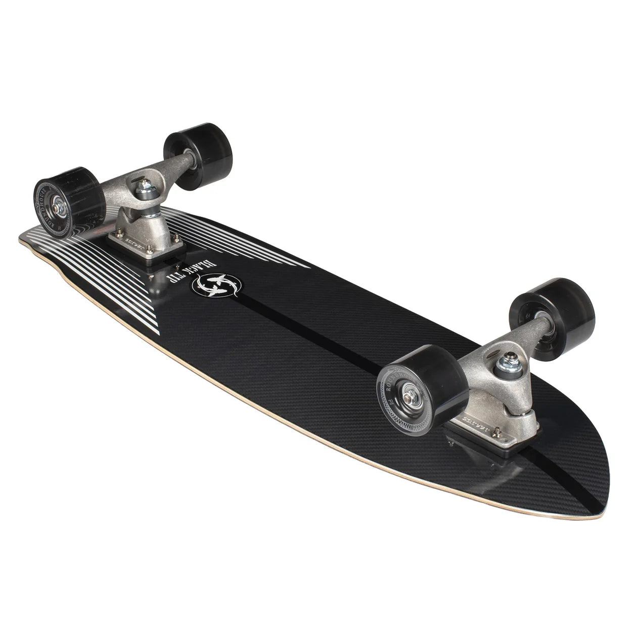 Carver CX Black Tip Carbon Fiber 32.5" Surfskate Complete