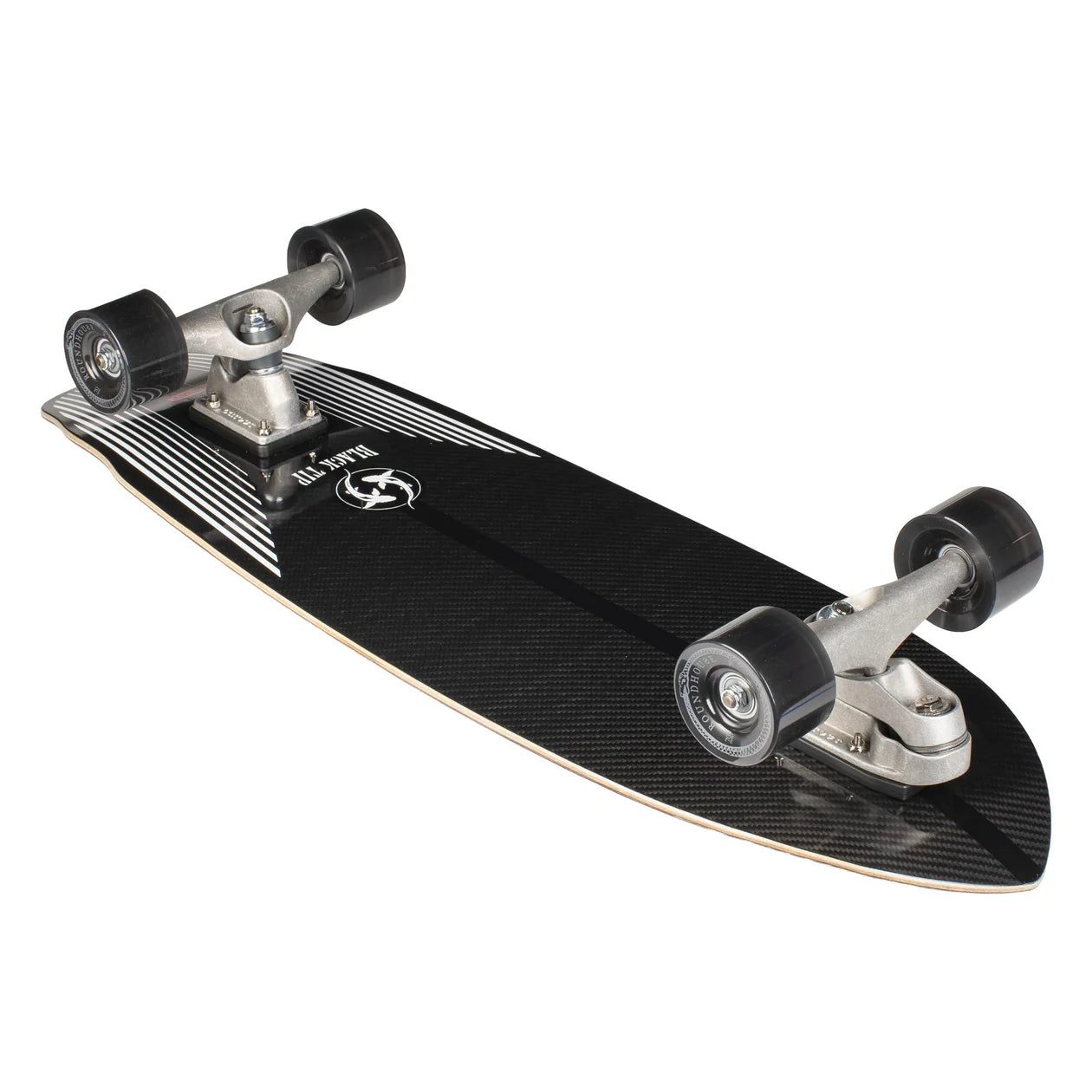 Carver C7 Black Tip Carbon Fiber 32.5" Surfskate Complete