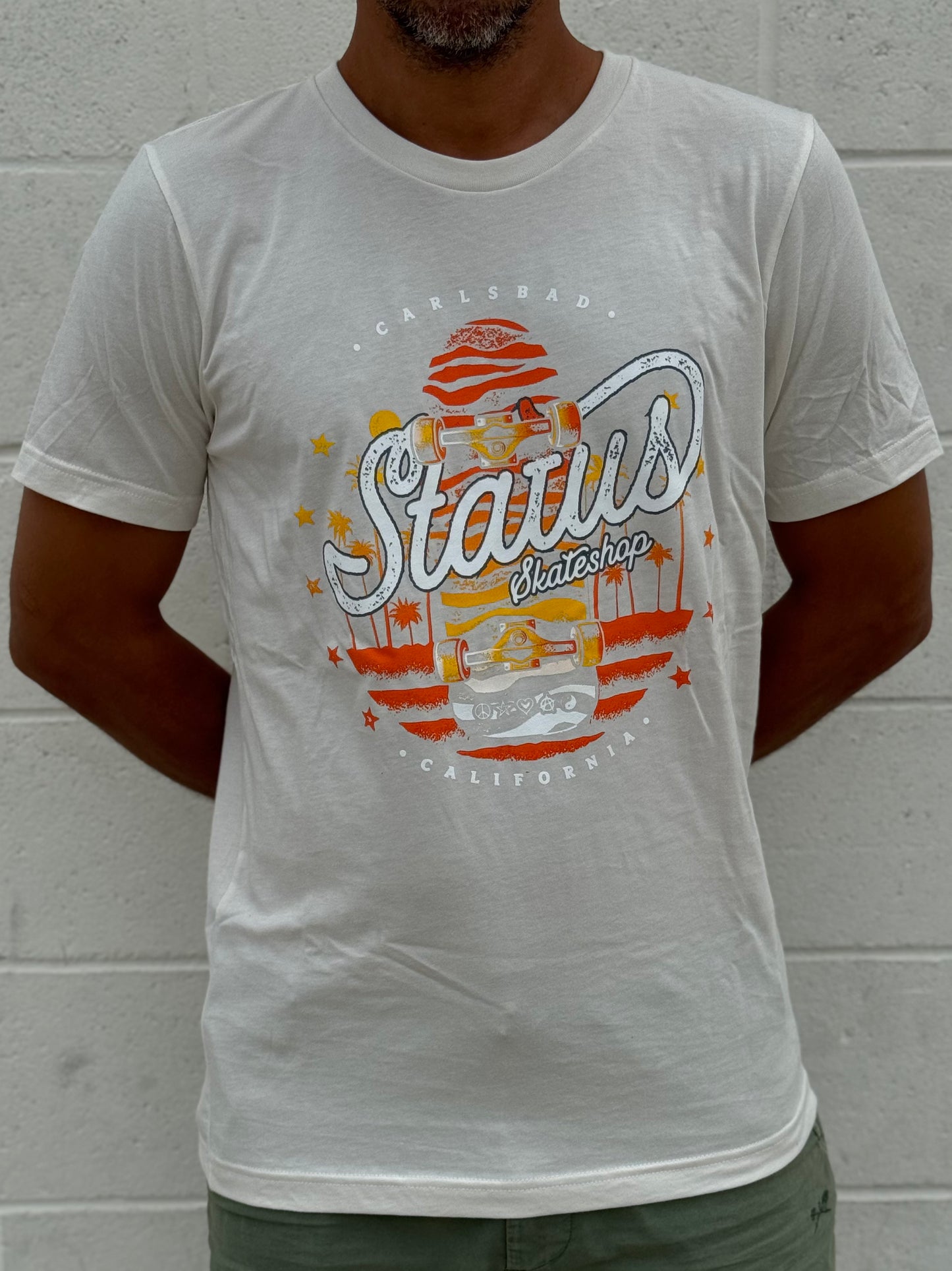 Status Mirage Tee Vin White