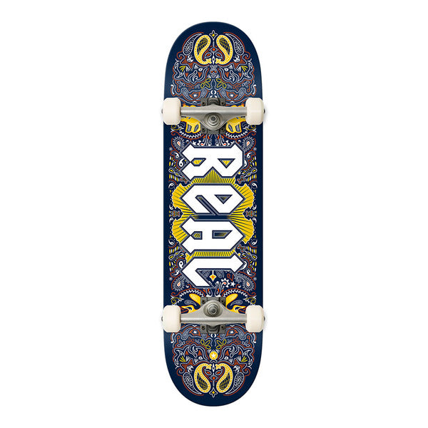 Real Bandana Navy 8.25" Skateboard Complete