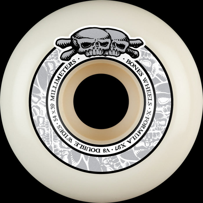 Bones X-Formula Double Wides 97a 54mm XF V8 Skateboard Wheels