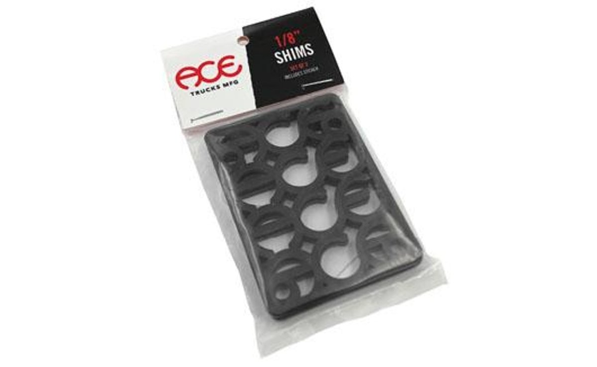 Ace Shims (Riser Pads) 1/8" Set of 2 - Skateboard - Risers