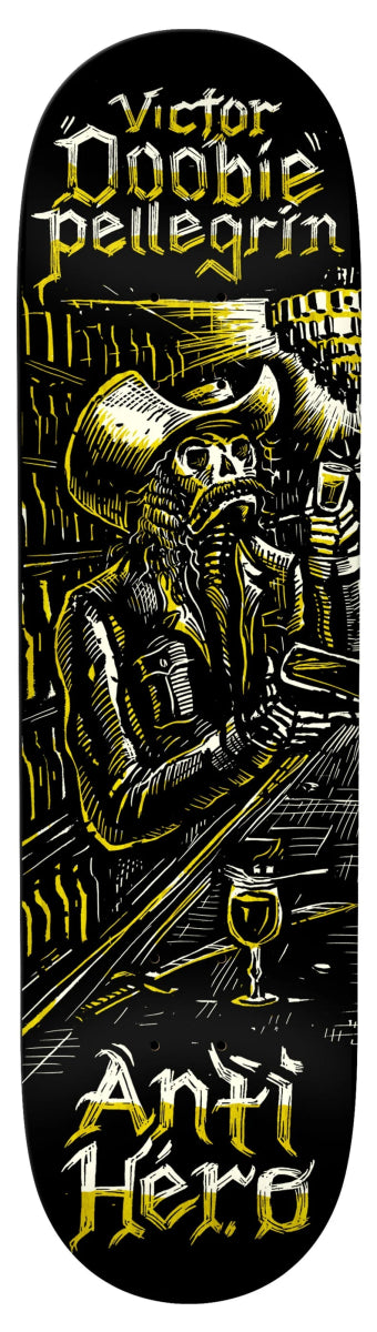AH Doobie Absentes Deck 8.75" WB: 14.62" - Skateboard - Decks