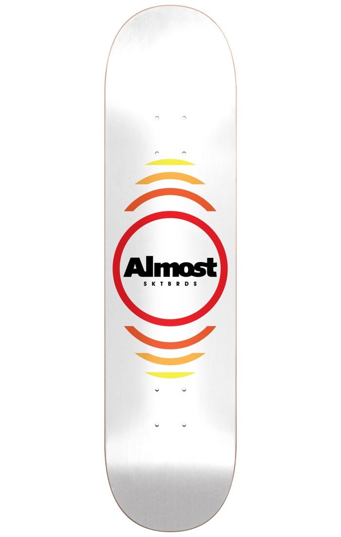 Almost Reflex 7.75" Deck (White) - Skateboard - Decks