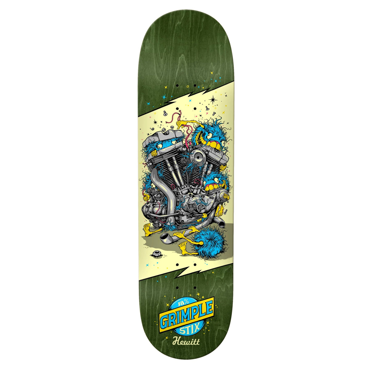 Antihero Hewitt Grimple Stix Revs 8.75" Skateboard Deck