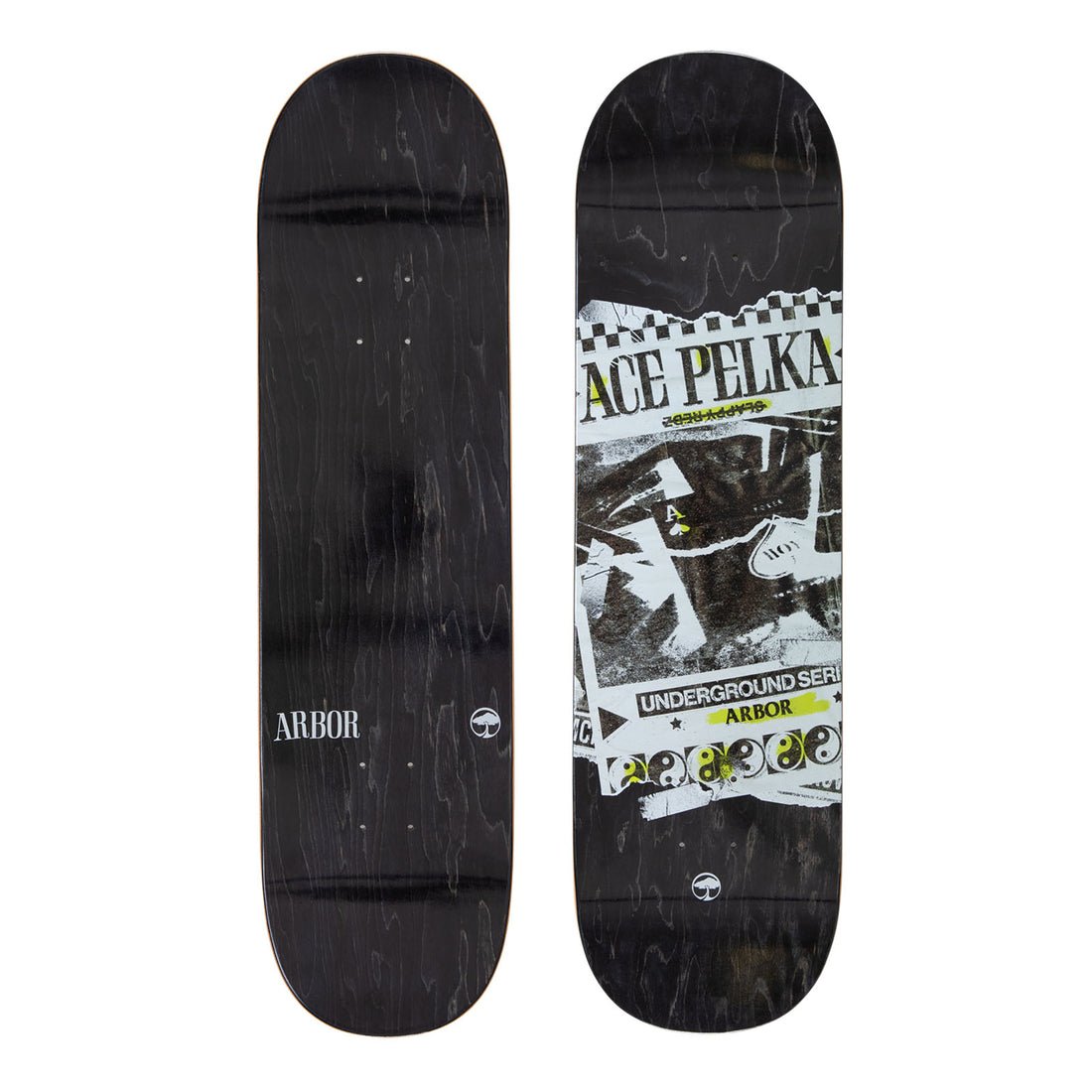 Arbor Ace Pelka Underground 8.5 Deck - Skateboard - Decks