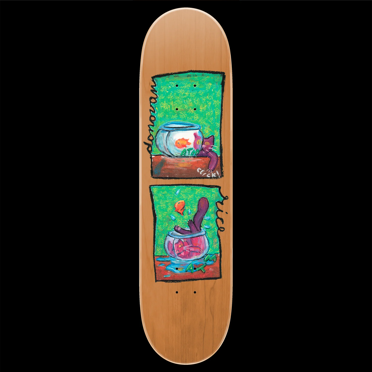 ATM Donovan Rice Fish Bowl 8.0" Deck - Skateboard - Decks