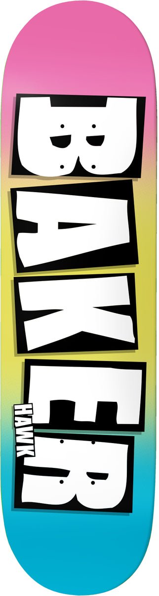 Baker RILEY HAWK BRAND NAME SHERBERT 8.0 Deck - Skateboard - Decks