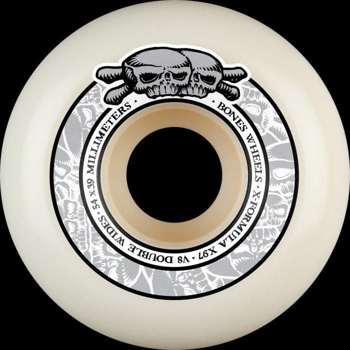 Bones X - Formula Double Wides 97a 54mm XF V8 Skateboard Wheels - Skateboard - Wheels