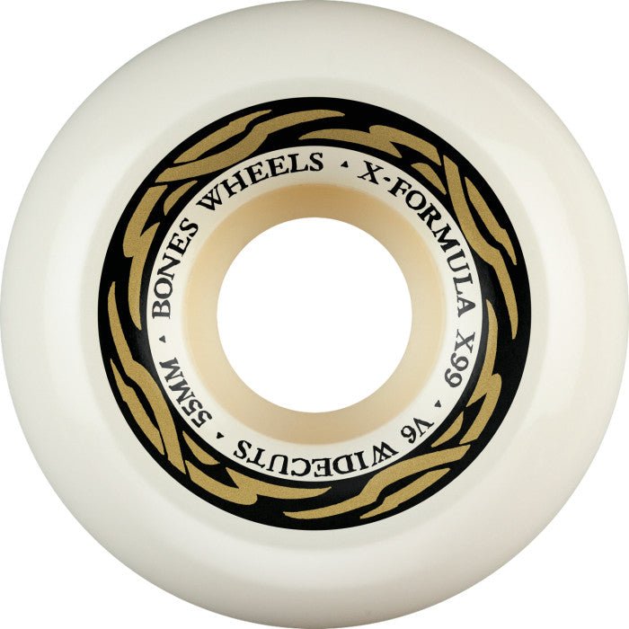 Bones X - Formula XF WIDECUT 55 V6 99A Skateboard Wheels 4PK - Skateboard - Wheels