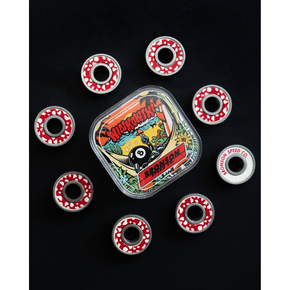 Bronson G3 Winkowski Mushroom Bearings - Skateboard - Bearings