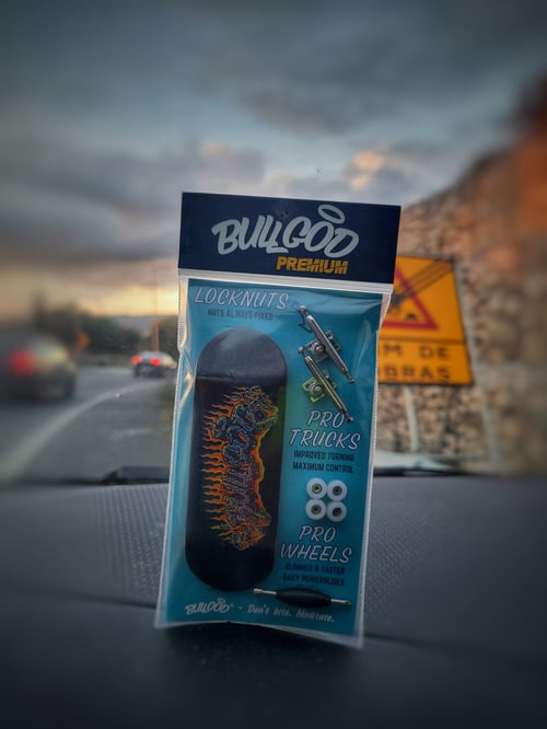 Bullgod Flaming Hot Premium 34mm FB Complete - Fingerboard - FB Complete