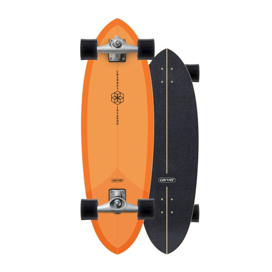 Carver CI Mid Orange 31.75 wb17.75 Surfskate Deck (Only) - Surfskate - Decks