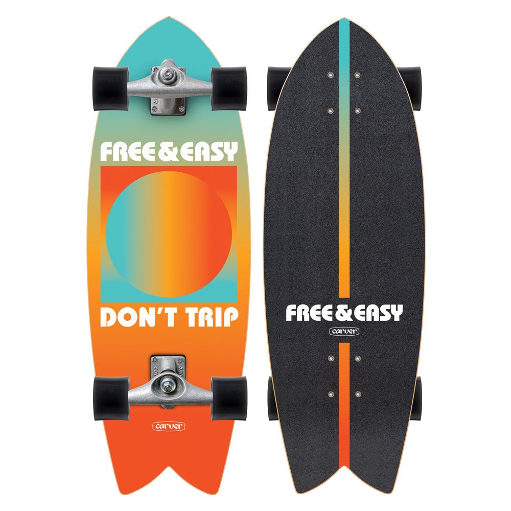 Carver CX Free & Easy Gradient Sun 29.25 Surfskate – Status Skateshop