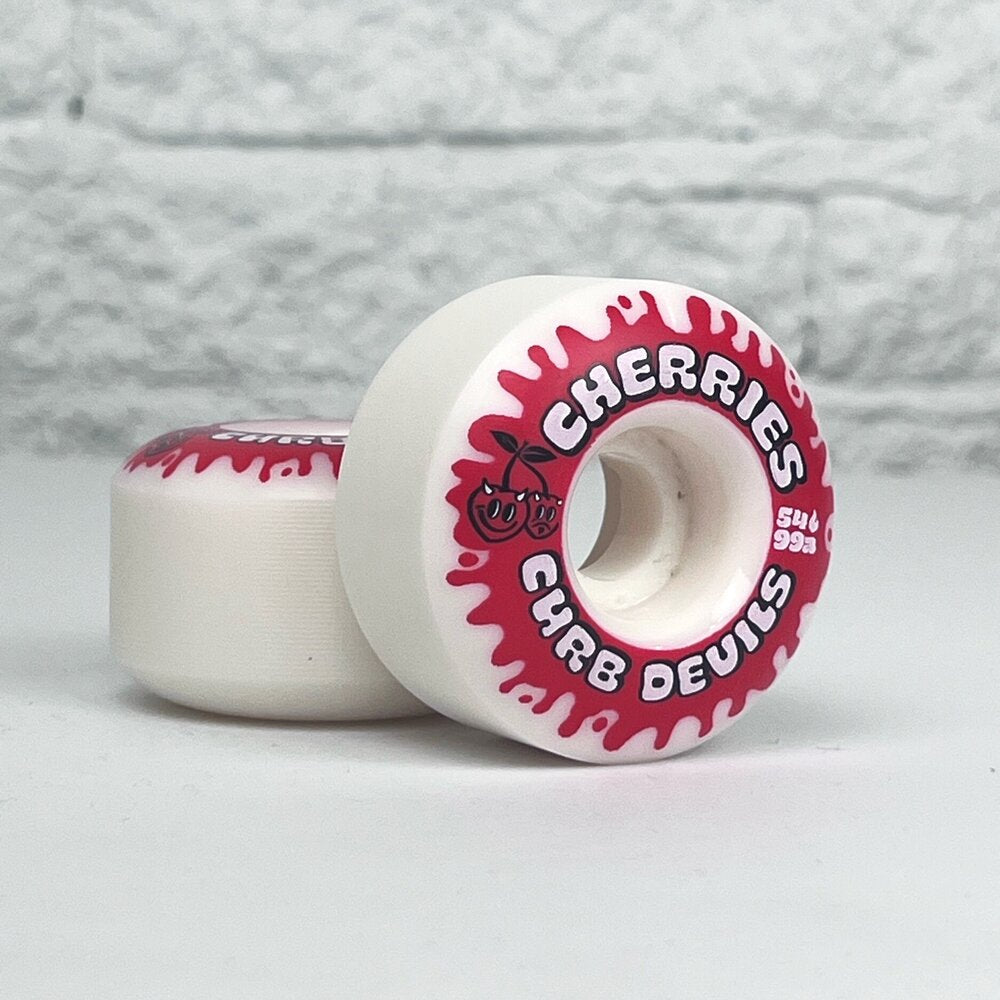 Cherries 54mm 99a Curb Devils Wheels - Skateboard - Wheels