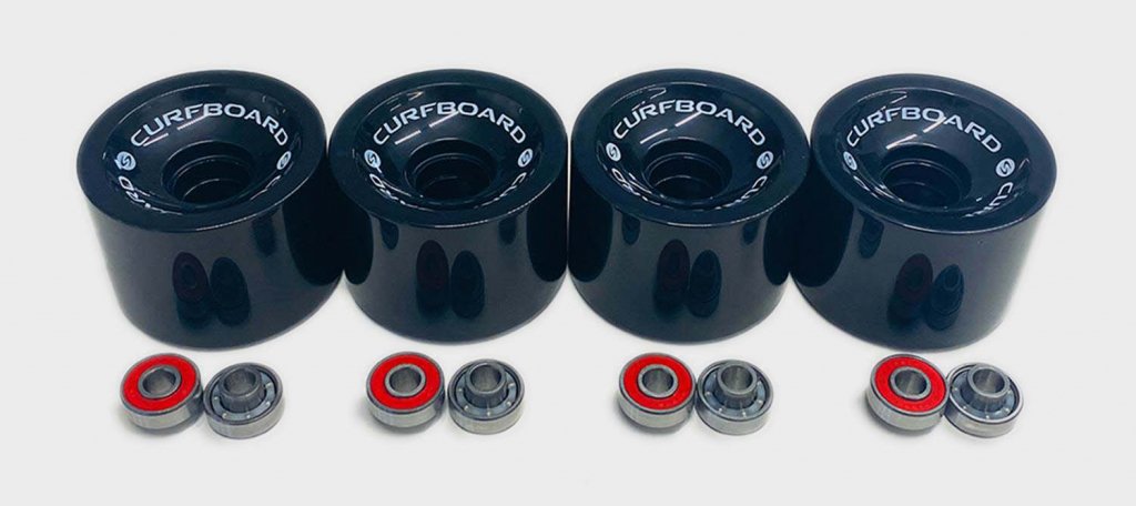 Curfboard Wheels Set & Bearings - Skateboard - Wheels