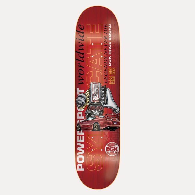 DGK Syndicate (Red) 8.38" Deck - Skateboard - Decks