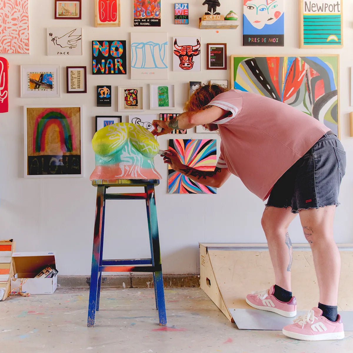 Etnies Locut W's X Kab - Pink - Shoes - Womens Shoes