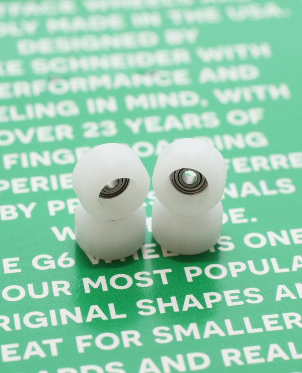 Flatface G6-D White Fingerboard Wheels - Fingerboard - FB Wheels