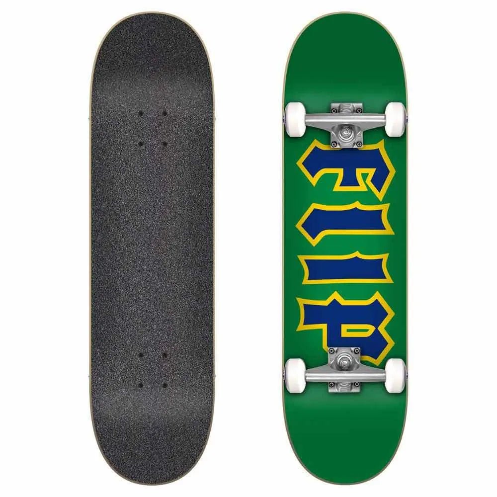 Flip Cancelled Green 7.25" Skateboard Complete - Skateboard - Completes