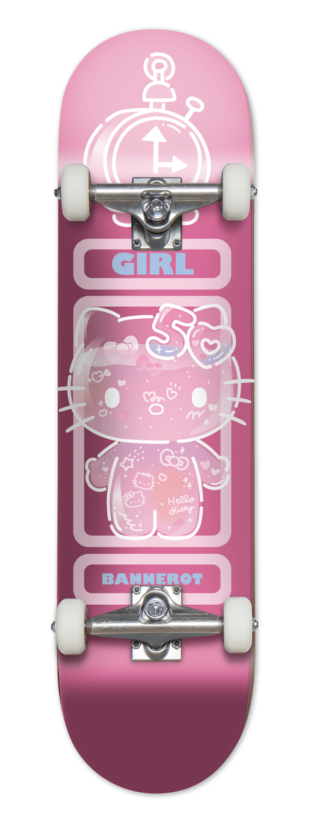 GIRL - Hello Kitty 50th - BANNEROT 7.5 COMPLETE - Skateboard - Completes