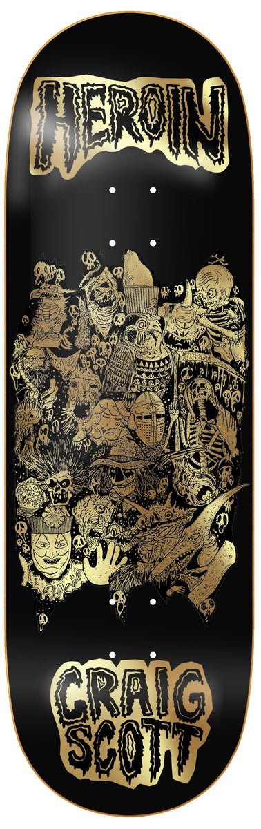 Heroin CRAIG QUESTIONS ALLEGORY OF FEAR 10 Deck - Skateboard - Decks