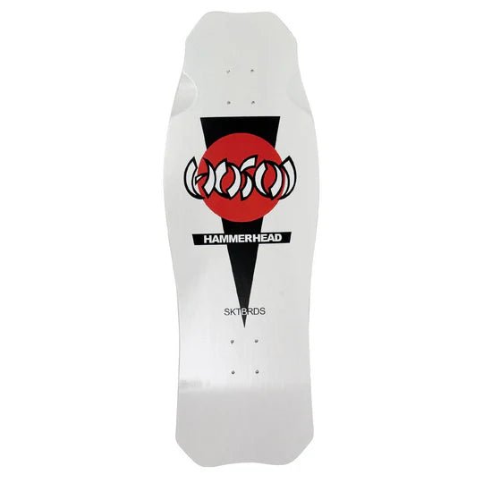 Hosoi Skateboards O.G. Hammerhead Deck 10.5"x31" White -