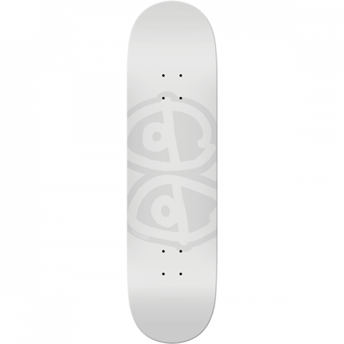 Krooked Eyes Deck (White) 8.06" - Skateboard - Decks