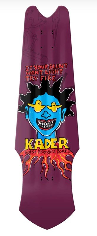 Krooked KADER Guest Tri - Plane 9.75 - Skateboard - Decks