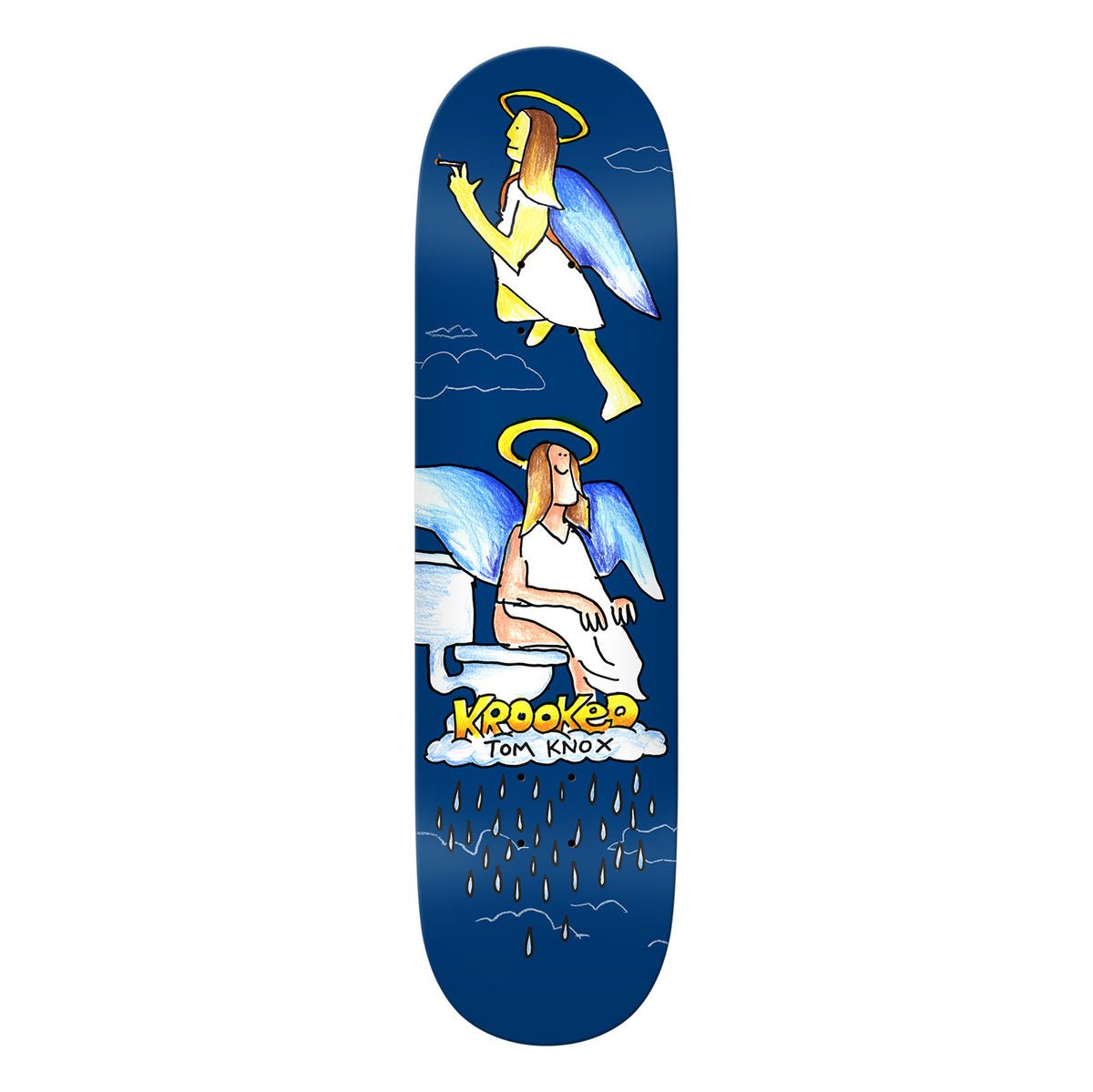 Krooked Knox Angel 8.5" Skateboard Deck - Skateboard - Decks