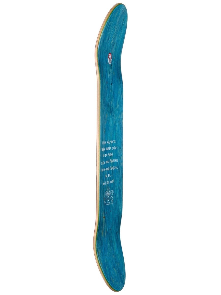 Krooked Worrest Chrome Zone Slick Twin Tail 8.3" Deck Wb:14.4" - Skateboard - Decks