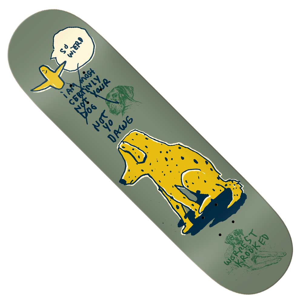 Krooked Worrest Not Yo Dog 8.25" Wb 14.38wb - Skateboard - Decks