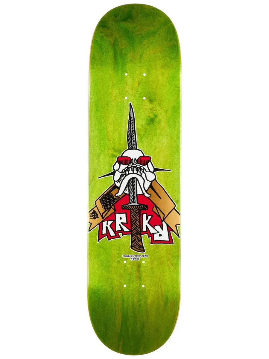 Krooked WTM Skull/Sword 8.25" Wb 14.38wb - Skateboard - Decks