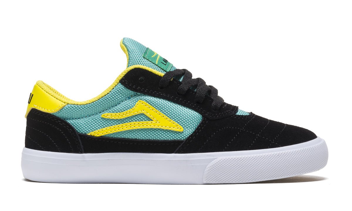 Lakai Kids Cambridge - Black/Teal Suede - Shoes - Kids Shoes