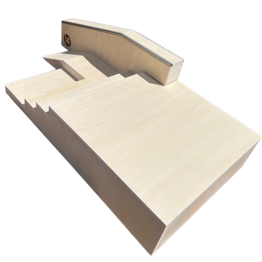 LC Boards Fingerboard Mega Stair Set Hubba Ramp - Fingerboard - FB Ramps
