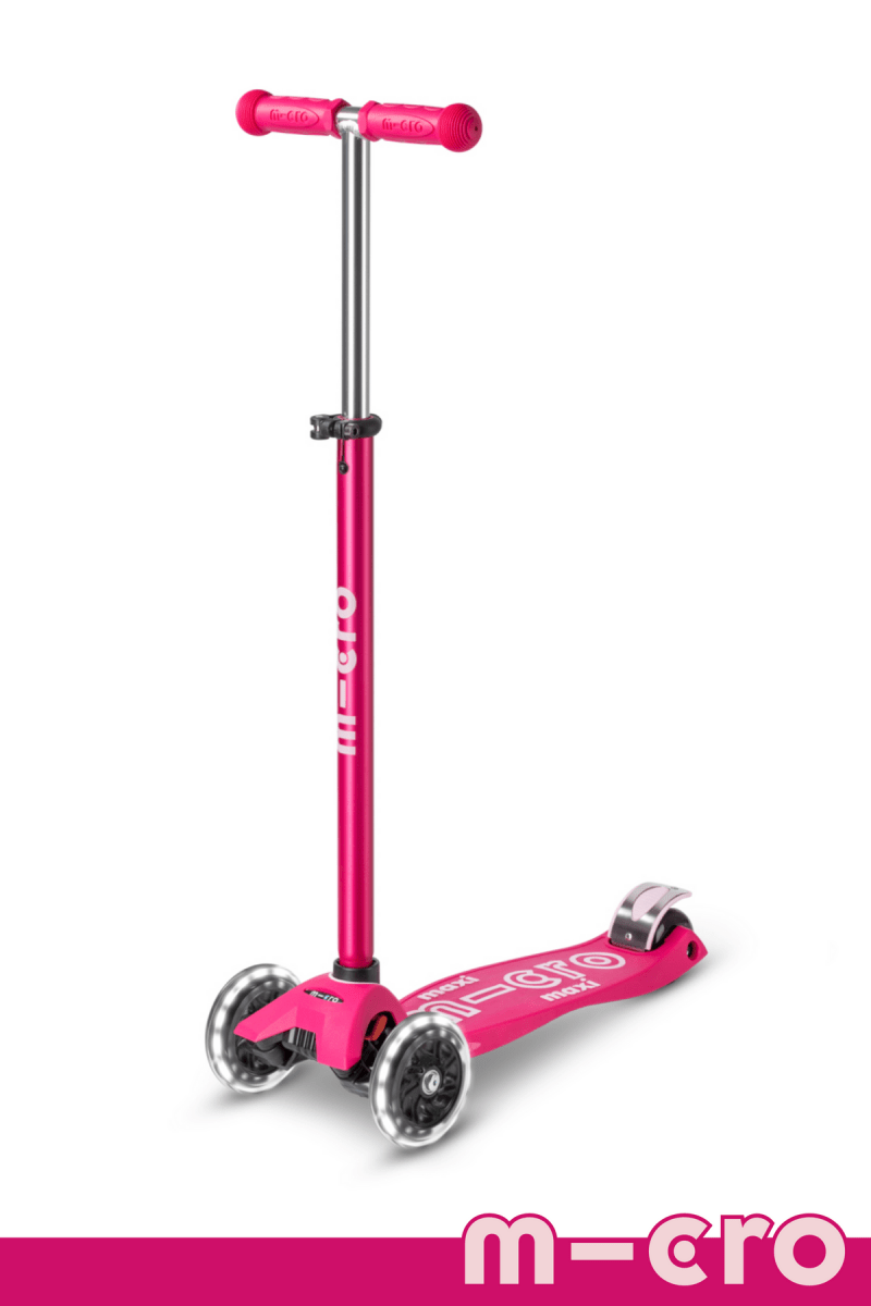 Micro Maxi LED Pink Scooter -