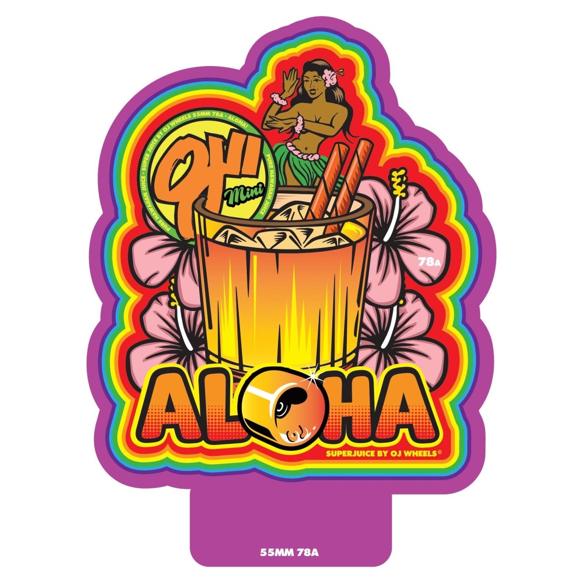 OJ 78a Mini Super Juice 55mm Mai Tai - Skateboard - Wheels