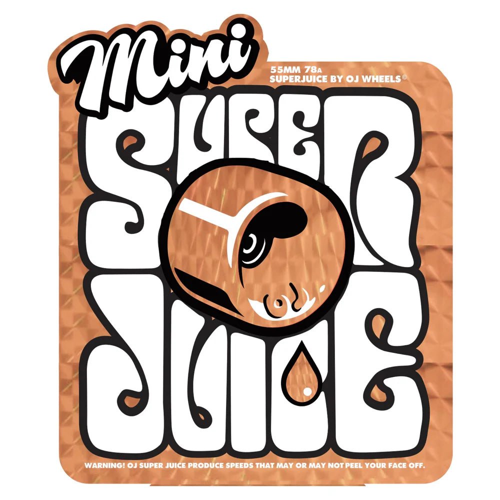 OJ 78a Mini Super Juice 55mm (Trans Orange) - Skateboard - Wheels
