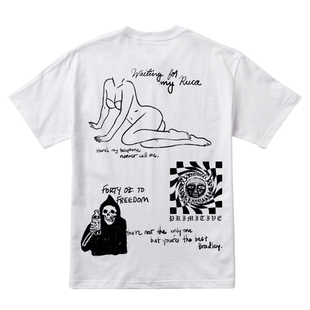 Primitive Sublime Boardwalk Tee (White) -