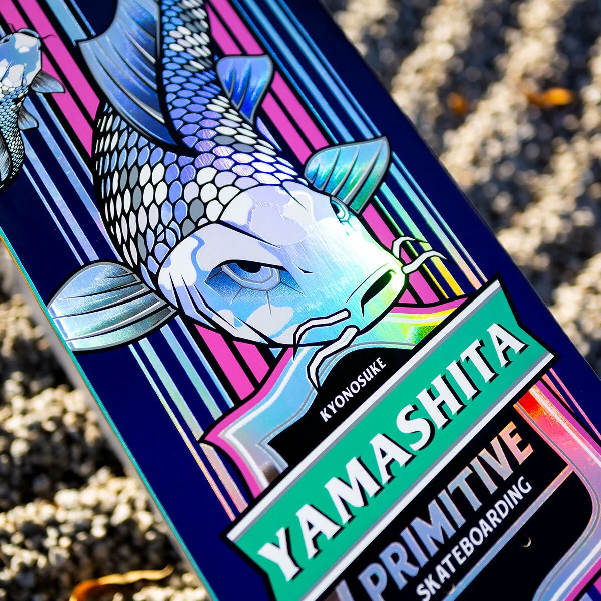 Primitive Yamashita Koi 8.25" Deck Wb: 14" - Skateboard - Decks