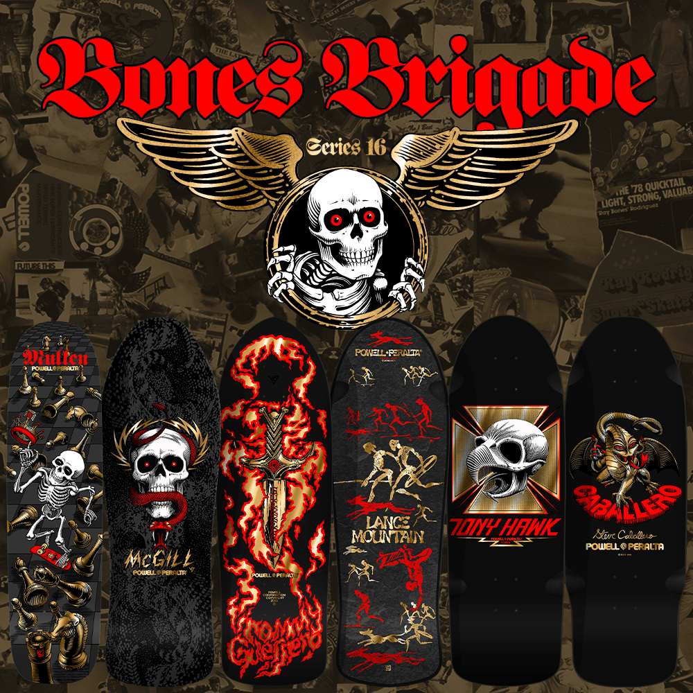 PW/L Bones Brigade Hawk Series 16 Reissue Deck - Skateboard - Decks