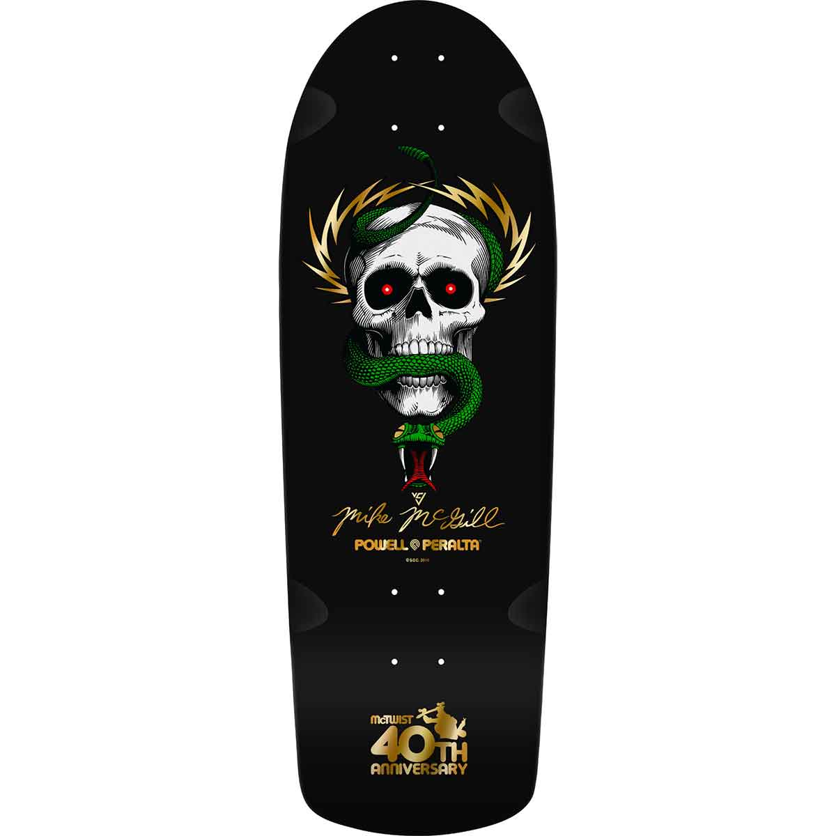 スケートボード Powell Peralta Mike McGill McTwist 40th PW/L OG McGill (Black) McTwist 40th Deck – Status Skateshop
