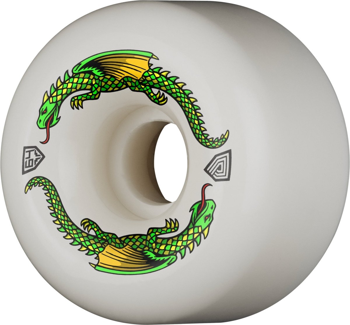 Pwl/P 93a Dragon Formula G - Bones 64mm x 40mm (White) - Skateboard - Wheels