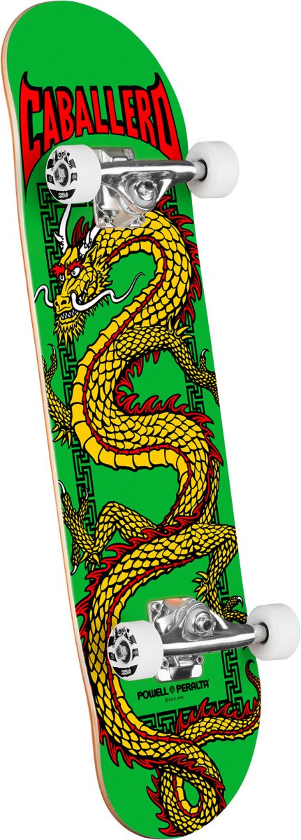 PWL/P Cab Chinese Dragon Complete 7.5" (Green) - Skateboard - Completes