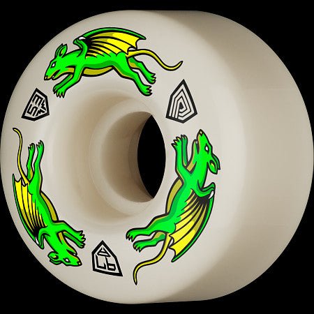 Pwl/P DF Nano Rats 54x34mm 93a (Off White) - Skateboard - Wheels