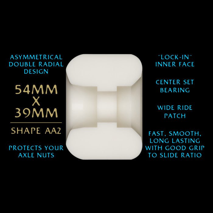 Pwl/P DF Nano Rats 54x34mm 97a AV6 - Skateboard - Wheels