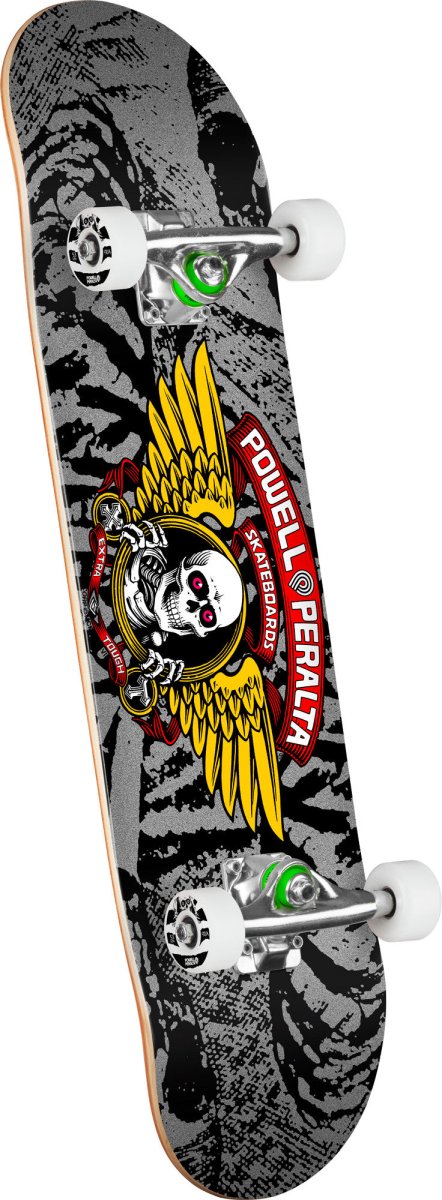 PWL/P Winged Ripper Birch 7.0" (Black/Silver) Complete - Skateboard - Completes