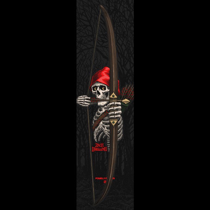 PWL/P Zach Doelling Archie Griptape 9x33 (Black) - Skateboard - Griptape