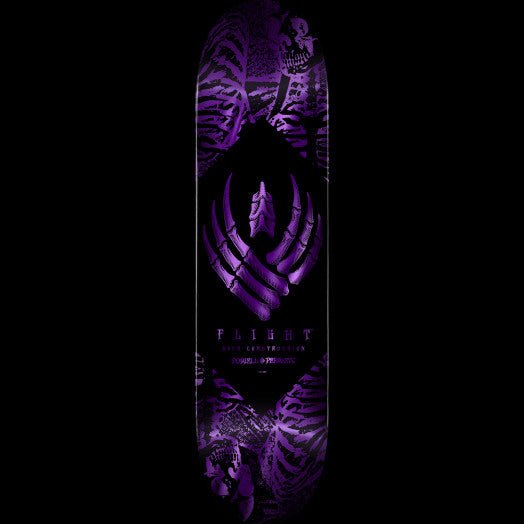 PWP Skeleton Purple Foil (309) Flight Deck 9.0" K26 - Skateboard - Decks